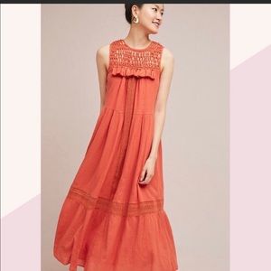 Maeve Abilene Crocheted maxi dress